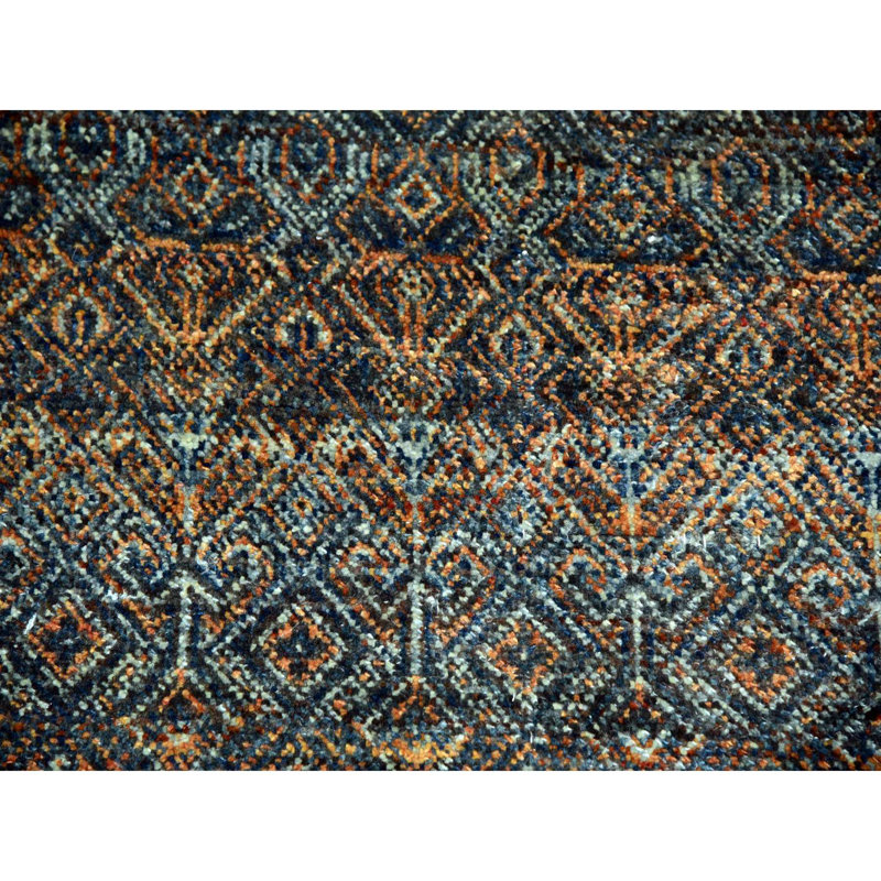 Tapis en laine douce ocre brun noué à la main 8 pi 1 po x 10 pi 1 po DABA5829F0BD4988B2EA107FD14EFD35