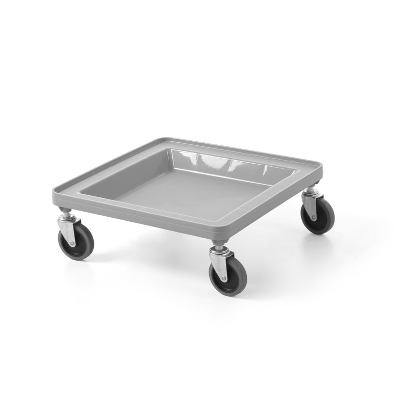 Sibyl 50cm W Plastic Storage Rack with Wheels