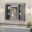 Armoire de salle de bain murale avec miroir-726411026