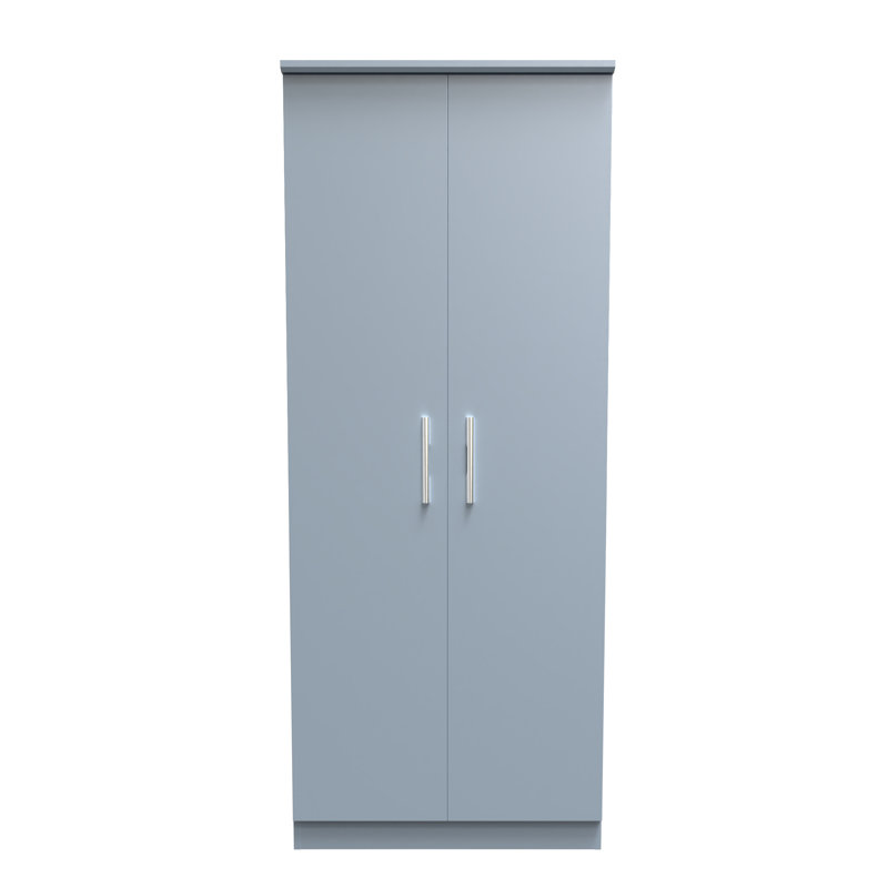 Bhaga Manufactured Wood Wardrobe, Denim Blue