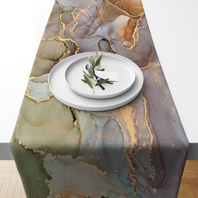 Leong Abstract Table Runner