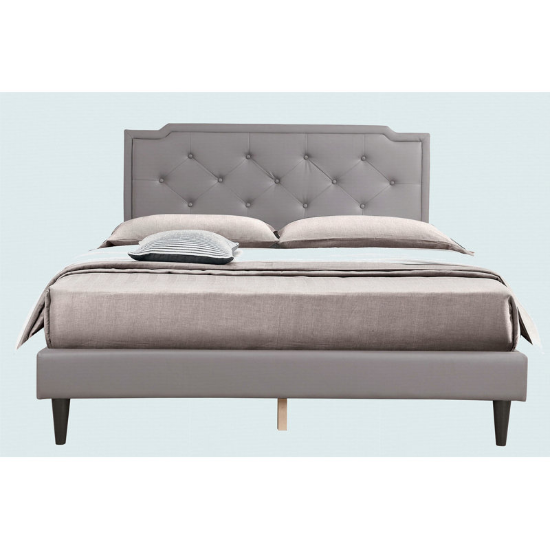 Charming Full Bed In Soft Hues