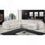 Canapé modulaire inclinable électrique en bois beige Harvey