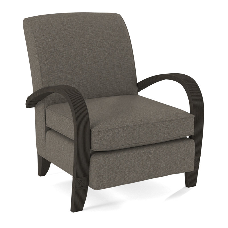 Vero Armchair, Antique Frost White, Gray Sugar Performance; 0863-84
