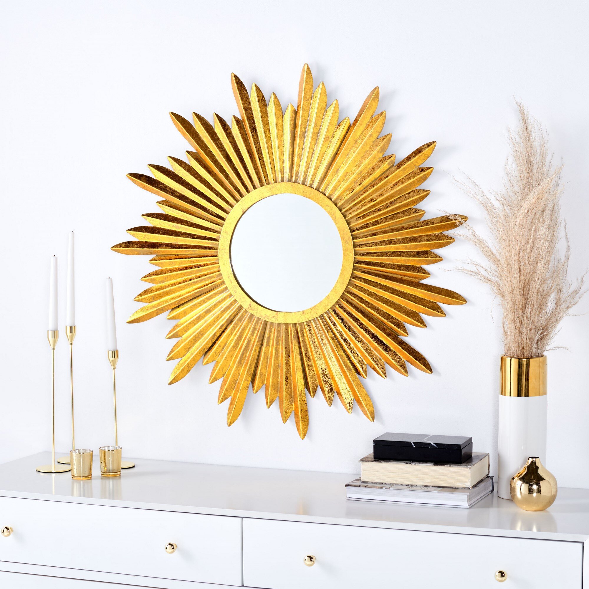 Sunburst on sale wall mirror