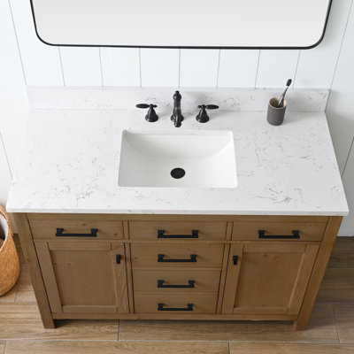 Meuble-lavabo simple 48 po Ajiya