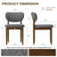 Chaise d'appoint rembourrée en bois massif-128932293