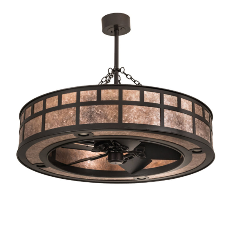 T" Mission" Downrod Ceiling Fan