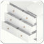 Miroir de bureau pour meuble-lavabo 7 tiroirs 9 compartiments 3 tablettes réglables pratiques-593949479