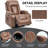 Infinite Position Power Lift Recliner Chair For Elderly, Heavy Duty Motion Mechanism With 8-Point Vibration Massage And Lumbar Heating, USB Charging Port, Cup Holders-1208097801