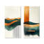 Ensemble de 2 pièces d'art mural brun «Tranquility Meadow I»-1930853495-1930853488-1930853489