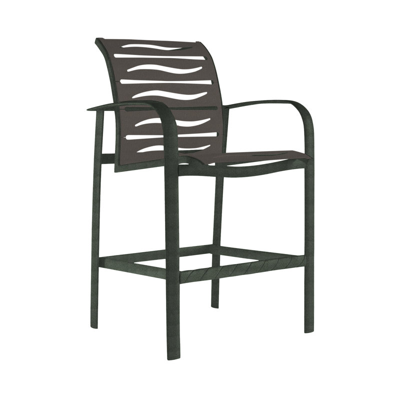 Tabouret de bar 28 po Laguna, Neige, Graphite