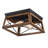 2-Light Flush Mount with Barnwood Accents-1161444982