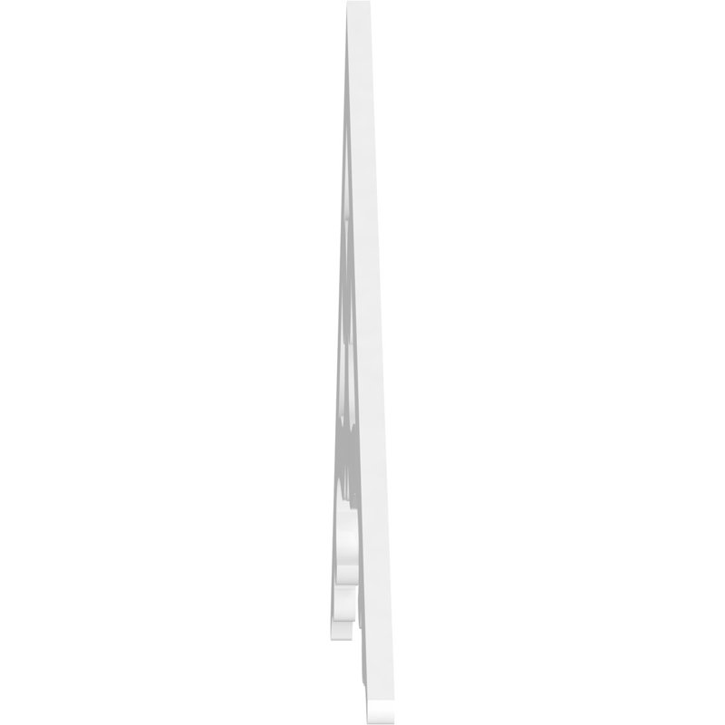 Pignon en PVC de qualité architecturale Brontes, H 30 po x l 60 po x P 1 po, 11 / 12