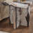Roundhill Furniture Cavira Modern Faux Marble Living Room End Table, Square, Off-White-123034184