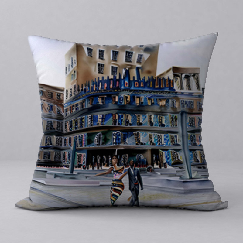 Reversible Throw Pillow