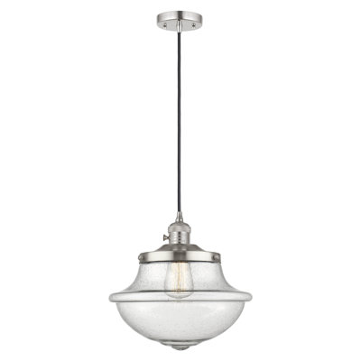Franklin Restoration - Grourke - 1 Light Cord Hung Mini Pendant - On-Off Turn Switch - LED Bulb
