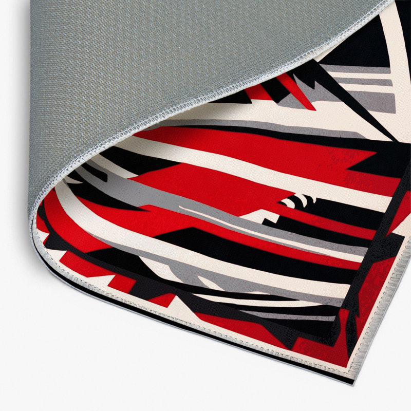Tapis intérieur et extérieur Cerise Rapture, Rectangulaire 3 pi x 5 pi