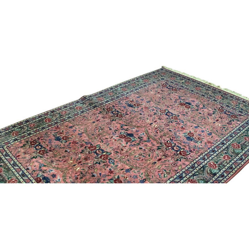 Wool Oriental Area Rug in Green