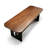 Walnut solid wood rectangular dining table-958070593