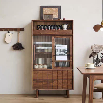 Simple Glass Cabinet Door Accent Cabinet