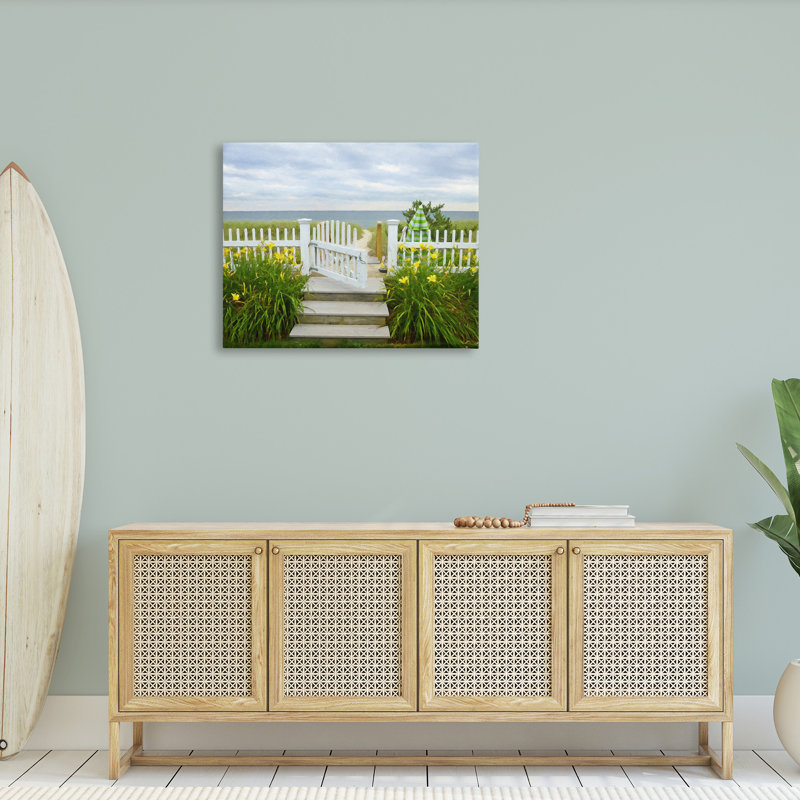 «Garden Path to Beach» par GraffiTee Studios, H 30 po x l 40 po