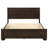 Brookes Wood Eastern King Storage Panel Bed Dark Cocoa-422652638-422652633