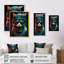 Art mural sur toile, "Bohemian Cat With Sun lunettes IV"-87340765-87340767