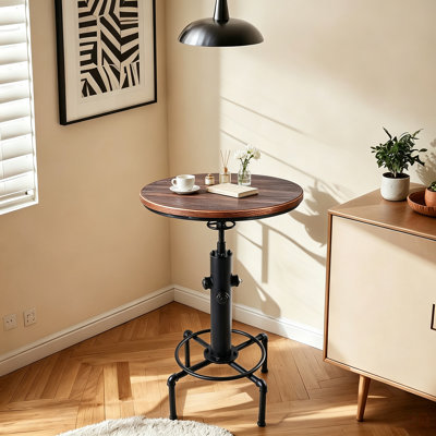Table bistro industrielle 32,28 à 36,22 po