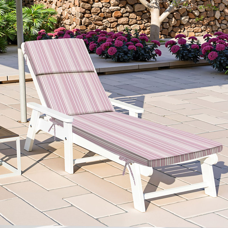  Coussin de chaise longue d'extérieur 3 po pour l'extérieur