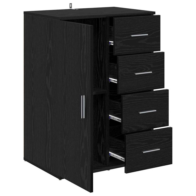 Sideboard Accent Chest, Black Oak