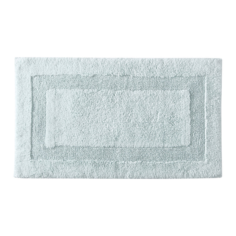 Long Branch 100% Cotton Bath Rug, Beige, 21 x 34