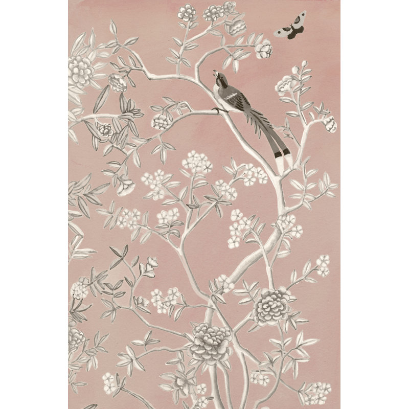 Blush Chinoiserie I by Naomi McCavitt - Painting Print, 122cm H x 81cm W, Wrapped Canvas