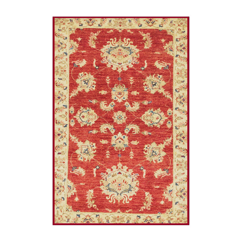 Tapis multicolore à motif abstrait Abdel-Rahman, Tapis de couloir 2 pi x 5 pi