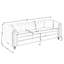 Canapé Chesterfield à accoudoirs roulés 83,75 po-1487990387