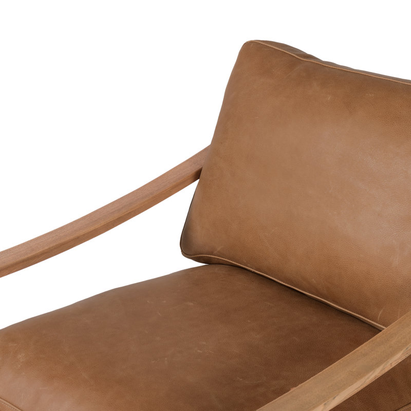 Kempsey Chair, Palermo Cognac Genuine Leather