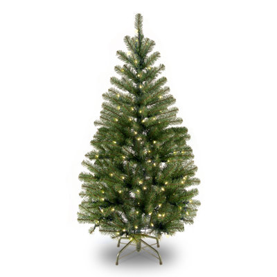 4 ft. Aspen Spruce Tree with Clear Lights