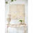 17.5X17.5" Natural Fir Wood Panels, Distressed White-Wash, Intricate Medallion For Multiple Interior Themes Wooden 100% Wood, Accent Diverse Styles