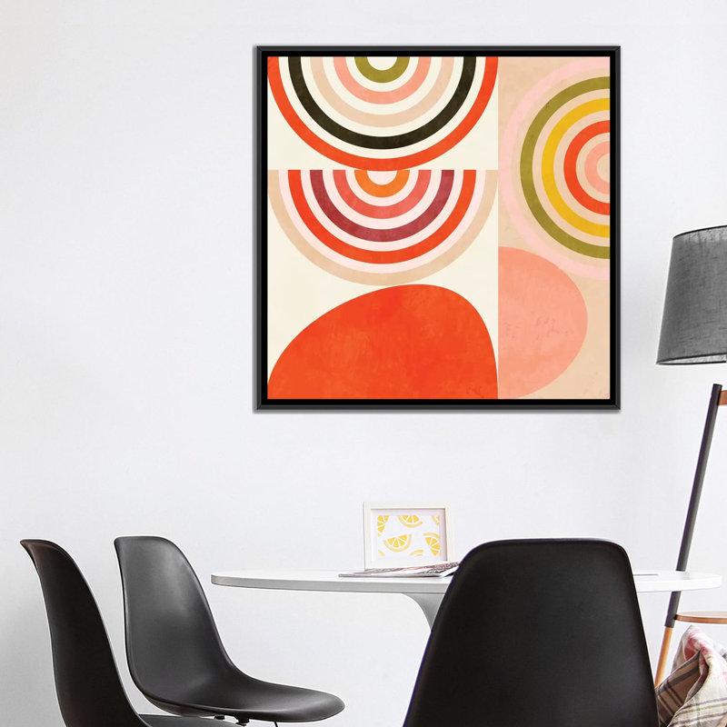 «Shapes Abstract III» par Ana Rut Bré - impression d'art graphique, Aucun mat, H 37 po x l 37 po x P 1,5 po