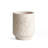 Artisan Hand-Carved Peruvian Ceramic Cachepot in Ecru