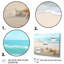 Étoile de mer et coquillages I - art mural moderne grande plage-88548605-88548608
