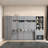 Storage Murphy Bed With Wardrobe, Bookcase And Drawers-1553903446-1553875958
