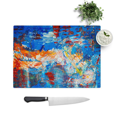 Tempered Glass Art Painting Vol.118 Chopping Board