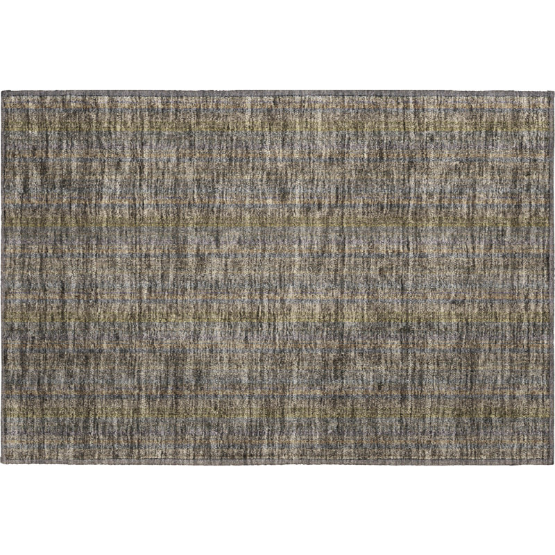 Premium Machine Washable Prisco Taupe Rug, Rectangle 1'8" x 2'6"