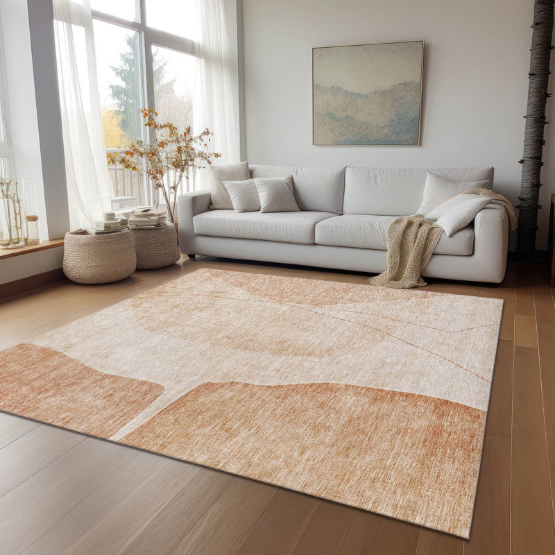 Tapis intérieur / extérieur Cherika avec envers antidérapant, Rectangle 9 pi x 12 pi