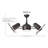 41" Dagny 6 - Blade LED Dual Ceiling Fan with Remote Control and Light Kit Included-9247152-9689376
