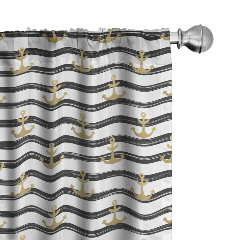Semi-Sheer Rod Pocket Sliding Panel, 28" x 63"