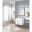 Meuble-lavabo mural blanc brillant 24 po-614455007