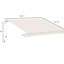 Auvent rétractable beige 8 pi x 7 pi pour patio, terrasse, fenêtre chauffante, réglable, polyvalent