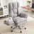 Executive Ergonomic Gaming Chair with Footrest, Teddy Fleece Wide Seat and Reclining Feature-60928528